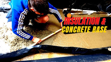 Bricklaying. How To Build An Extension. Part 3 - Insulation And Concrete Base