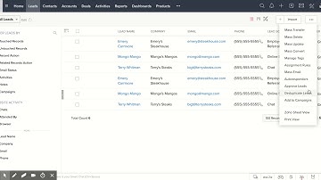 Lead Deduplication Feature In Zoho CRM