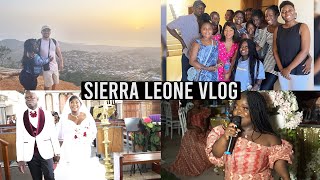 SIERRA LEONE VLOG PART 2 - SISTERS WEDDING - CHIMPANZEE SANCTUARY