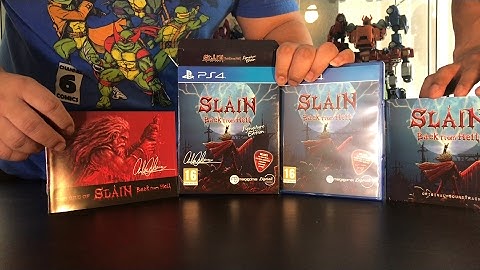 Abre la caja pe Unboxing Slain Back from Hell Signature Edition PS4