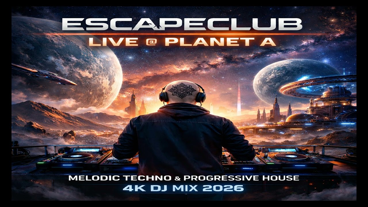 Escapeclub - Live @ planet A/ Melodic Techno & Progressive House 4k Dj Mix 2026