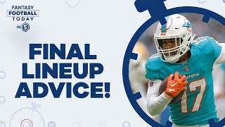 NFL Fantasy Week 18: Last-Minute Start 'Em, Sit 'Em Advice (Fantasy Football Today in 5 Podcast)