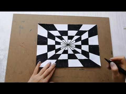 Görsel Sanatlar Dersi Op Art Çalışması - YouTube