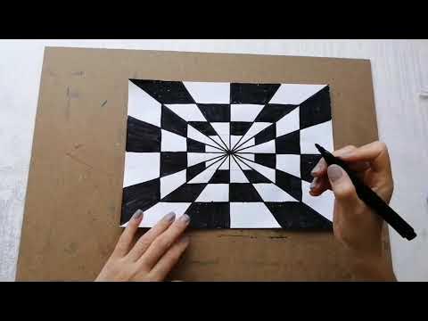 Görsel Sanatlar Dersi Op Art Çalışması - YouTube