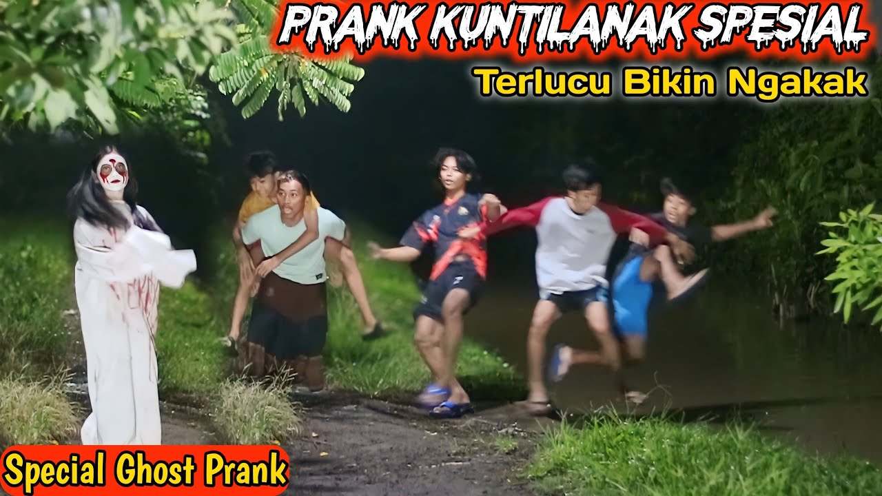 Prank Kuntilanak Spesial Terlucu || Ngakak Kocak Banget || Best Funny Ghost Prank 2024