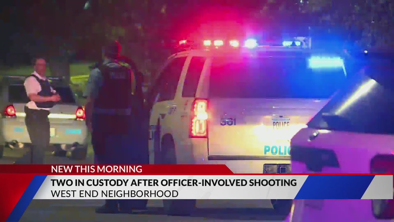 Two in custody after St. Louis officer-involved shooting - YouTube
