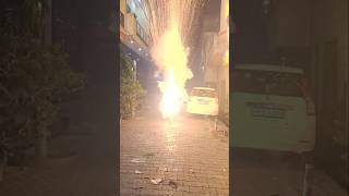 Sony sky shot testing diwali crackers lemon #shorts #viral #diwali #diwalispecial #fireworks