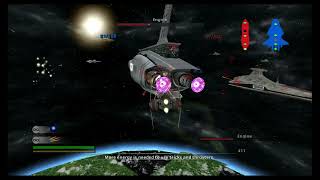 Star Wars Battlefront 2 - Galactic Conquest - Republic Sovereignty - Space Battle Above Naboo #2