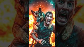 K9 Saves Stuntman! 🎬💥 | Hero Dog #shorts #germanshepherd
