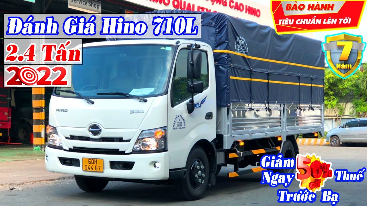 Đánh Giá Xe Hino XZU710L 2T4 Thùng Mui Bạt Dài 4m5... - youtube