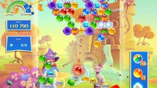 Bubble Witch 2 Saga Level 2924 with no booster & 1 bubble left