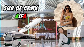 La MEJOR Ruta al AIFA desde el Sur de CDMX.