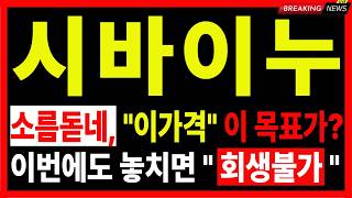 🟥 [시바이누 코인전망] 이번 반등이 마지막 기회일 수 있습니다 "초긴장" D-2일