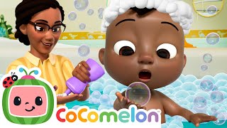 bath time curly hair wash day it s cody time cocomelon songs