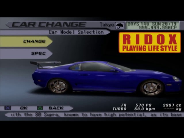 Tokyo Xtreme Racer 3 (PS2, 2003) - RIDOX Supra in Osaka (720p HD