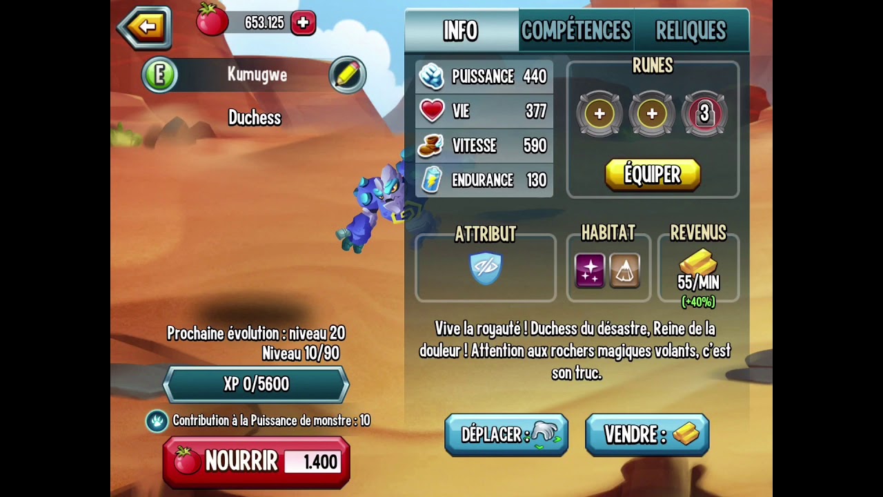 avoir Duchess Monster legends FR YouTube
