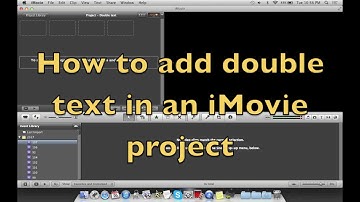 Lighting Lloyd: How to add double text in iMovie