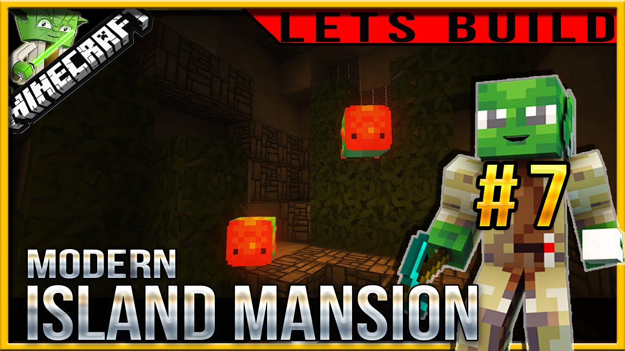 Minecraft 1.9 Modern Island Mansion Let's build (every 2 days) E06 ...