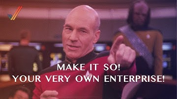 Make your own starship Star Trek style! Amiga Lightwave!