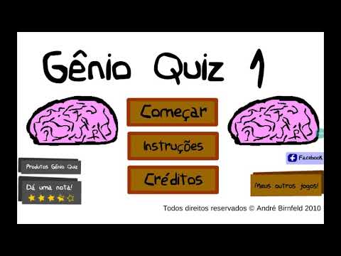 Genio quiz 1 parte #1 que jogo troooool - YouTube