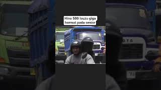 Hino Isuzu hormat pada Toyota da100||#viral #viralvideo #shorts #shortvideo #shortsfeed #truck