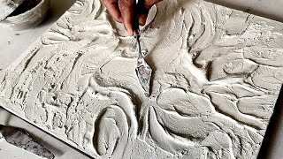Mastering Textured Abstract / Acrylic Techniques / Canvas Painting Tutorial