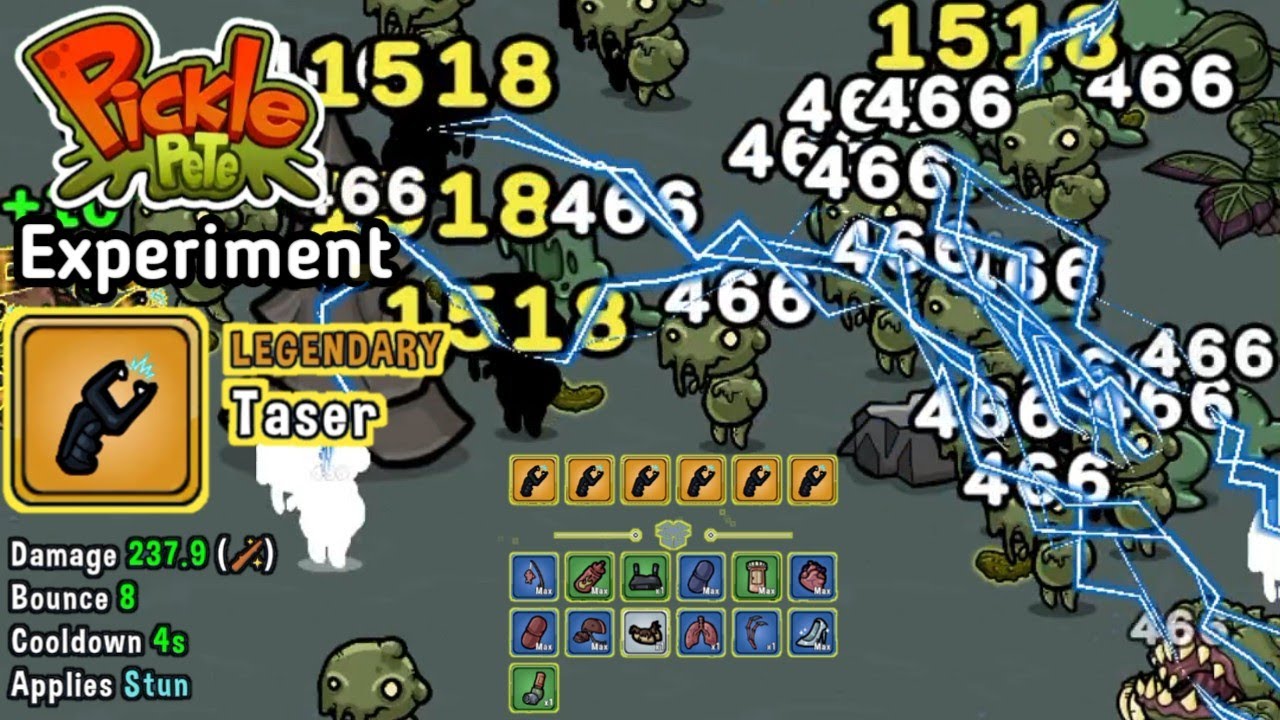 Taser - Experiment | Pickle Pete: survivor