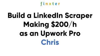 $200/h Web Scraping LinkedIn as a Pro [Upwork Gig]