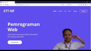 Pemrograman Web, PHP Framework CodeIgniter - AdminLTE, Kuliah IT di Kampus STT Terpadu Nurul Fikri