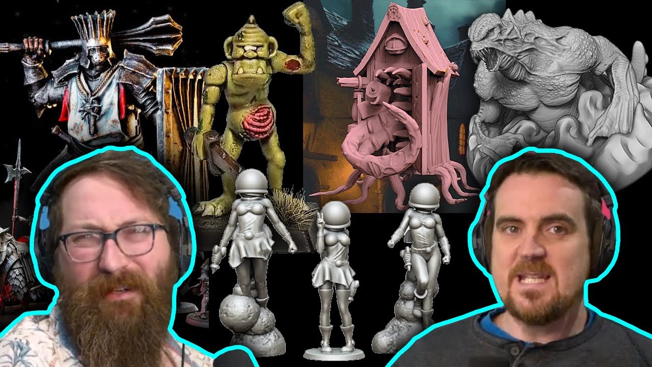 Kickstarter Miniatures 60 - Tom and Ben