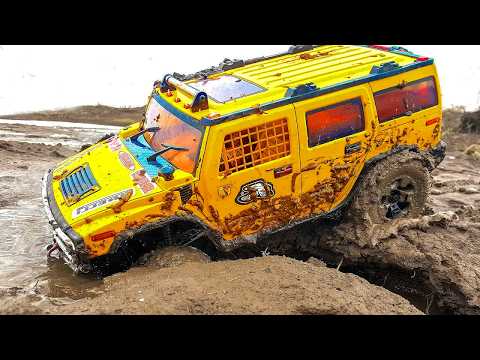 Legendary Hummer H2 vs Deep Mud! 🔥 Best RC Cars Water Splashes & Action