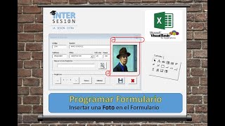 Visual Basic Excel #9 Image, Insert a photo for each record viewed in the Form.