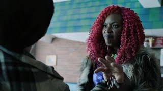 Dc Ans S01E03 Starfire Kick Es In Restaurant Scene