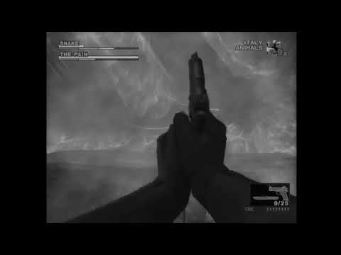 The Section I'm Redoing from my Brand New Snake Eater No Damage because The Pain's too long in B&W!