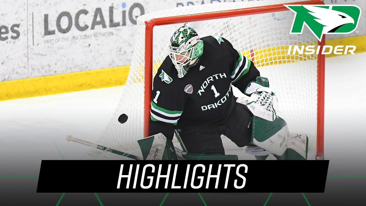 North Dakota Hockey | Highlights at St. Cloud State | 2/22/20