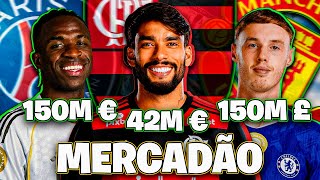Vini Jr Vai Jogar No Psg  Lucas Paquet Foi Contratado Pelo Flamengo  Cole Palmer Por 150m