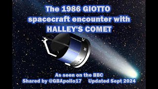 GIOTTO AT HALLEY'S COMET Updated Sept 2024
