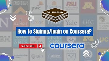 How to Signup/Login on Coursera? | Free Courses | Coursera | Grow Skill Set