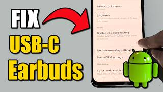 Fix USB Type C Earphones Not Detected (Best Tutorial)