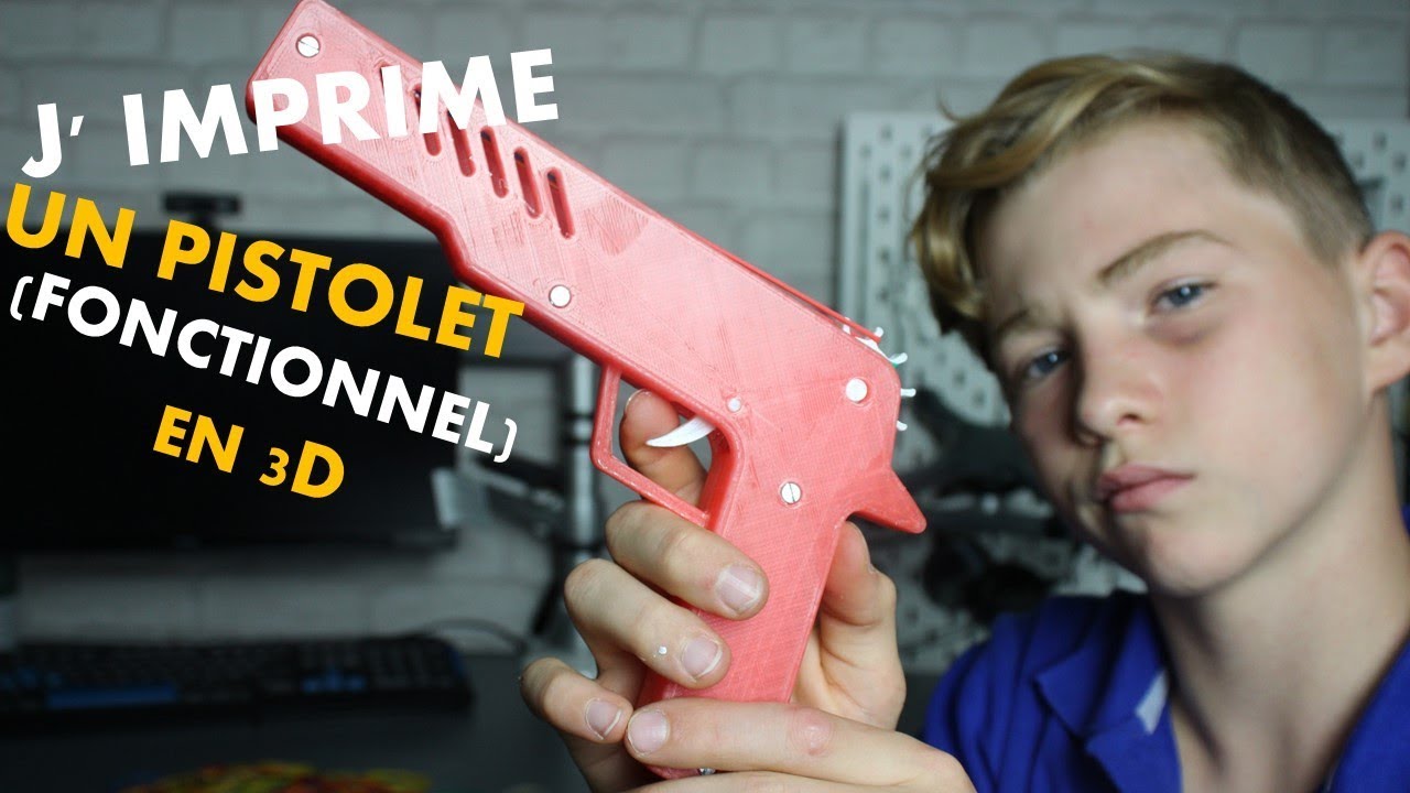 J' IMPRIME UN PISTOLET (FONCTIONNEL) EN 3D - YouTube