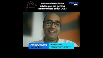 Unstructured Unlocked: Consistent COE advice from vendors