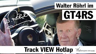 Walter Röhrl im 2022 GT4RS Ideallinie Hotlap Track View Rennstrecke Most