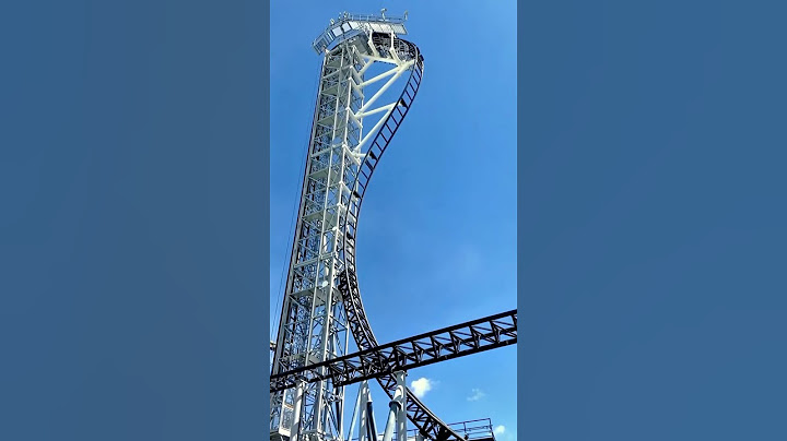 Steepest Rollercoaster in the world @colorfulworld375