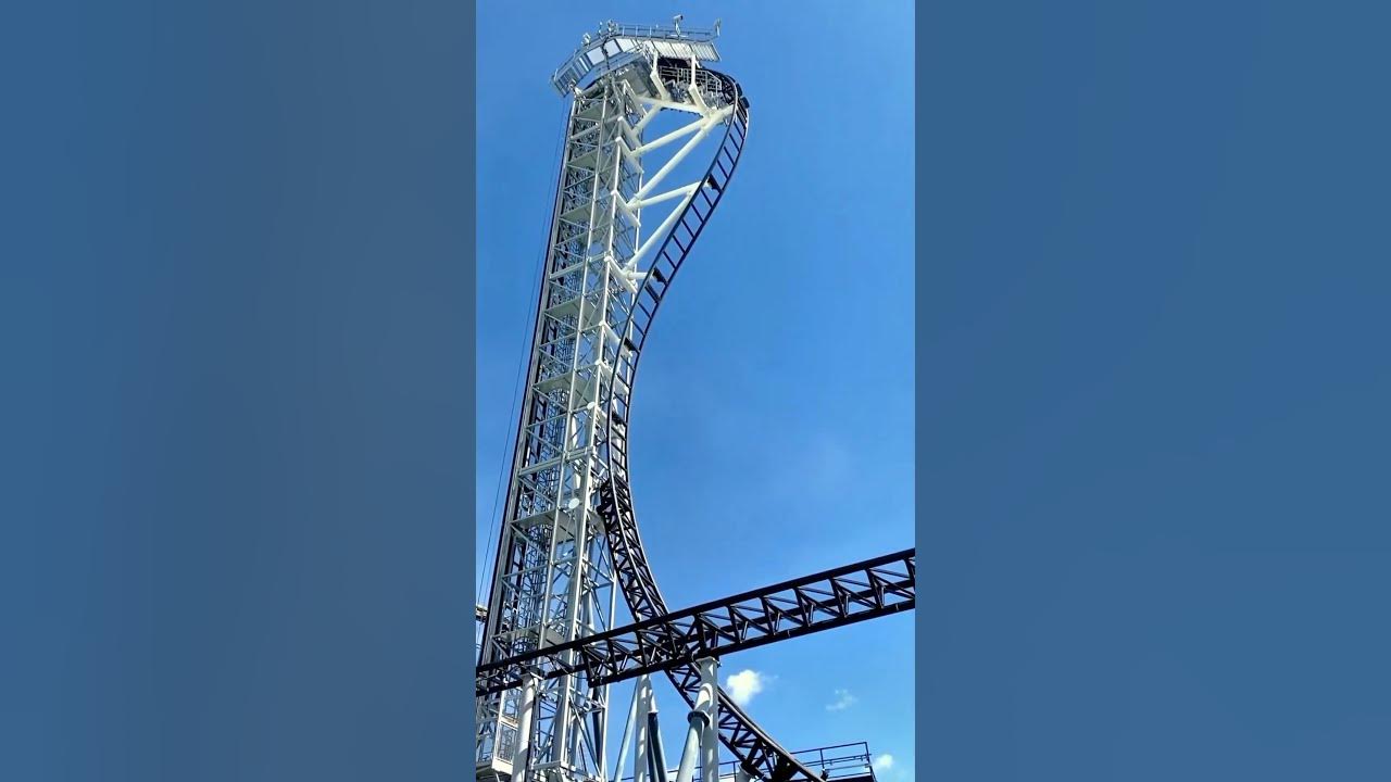 Steepest Rollercoaster in the world @colorfulworld375 Steepest Rollercoaster in the world @colorfulworld375
