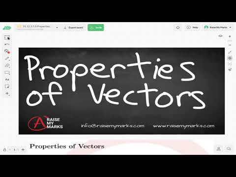 Properties of Vectors