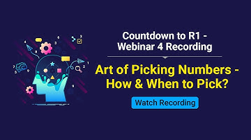 Webinar 4 - The Art of Picking Numbers to solve Quant Questions quickly