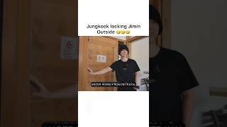 Jungkook really loves troubling jimin 🤣 #bts #armyxbts #jungkook #areyousure #shorts #jimin