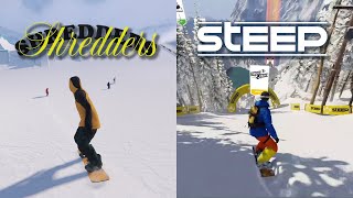 shredders vs. steep | comparison