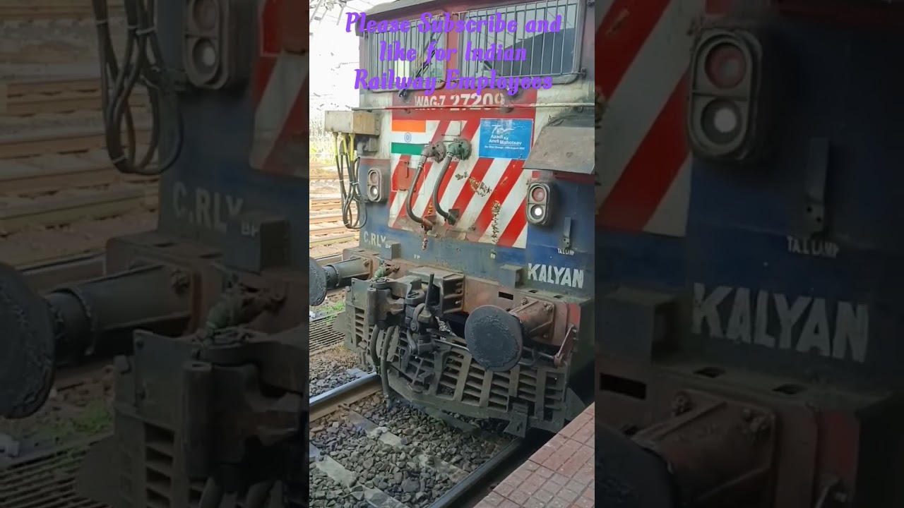 Indian Railways Extra Engine Connection at Karjat Railway Station 