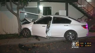 DUI Investigation Underway After Two Cars Crash Into San Jose Apartment Complex